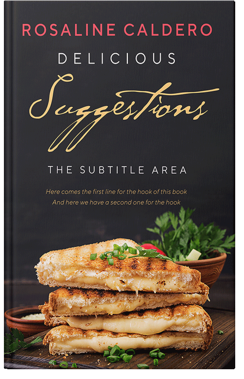 Front view of Premade Cookbooks & Food & Wine Book Cover - Di Serria