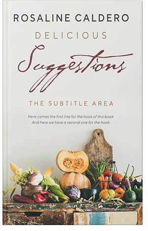 Premade Book Cover Tobacco Brown