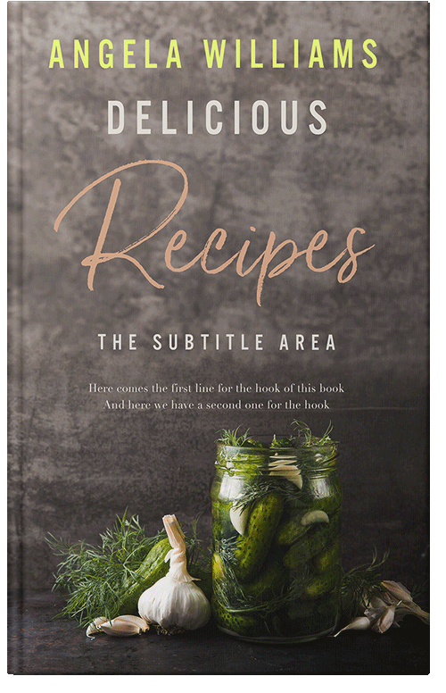 Front view of Premade Cookbooks & Food & Wine Book Cover - Soya Bean