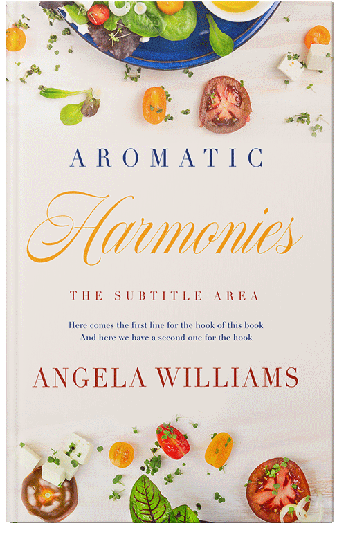 Front view of Premade Health & Mind & Body Book Cover - Merino