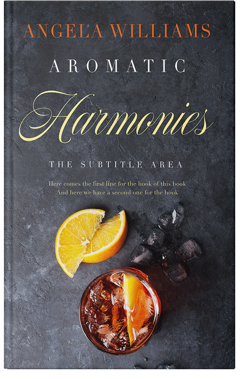 Front view of Premade Cookbooks & Food & Wine Book Cover - Tuna