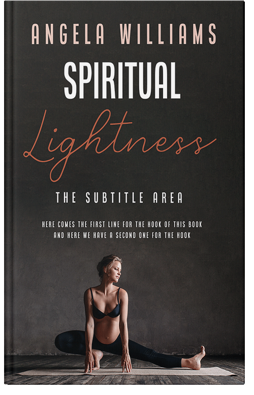 Front view of Premade Health & Mind & Body Book Cover - Dune