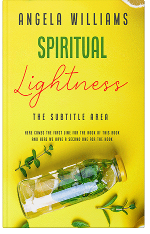 Premade Book Cover Ripe Lemon