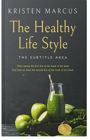 Premade Book Cover Lunar Green