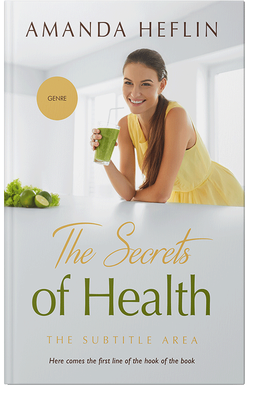 Front view of Premade Health & Dieting & Fitness Book Cover - Gray Nurse