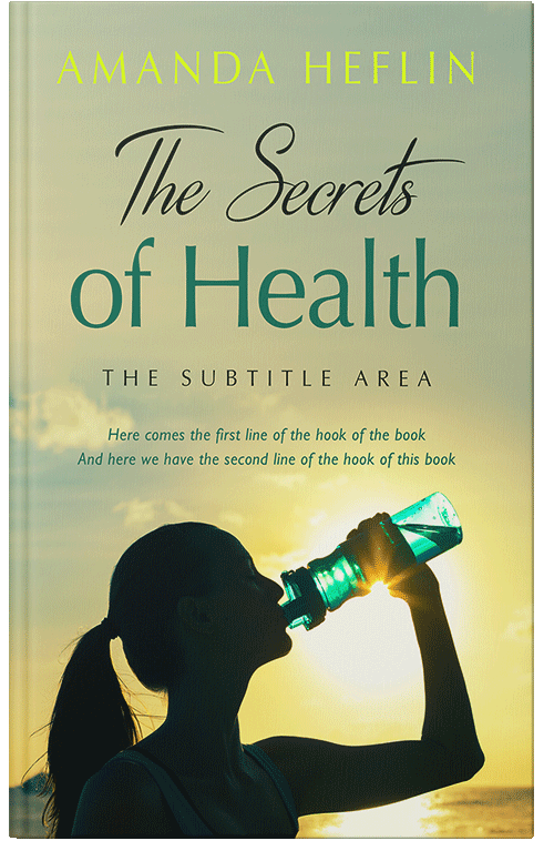 Front view of Premade Health & Dieting & Fitness Book Cover - Pine Glade