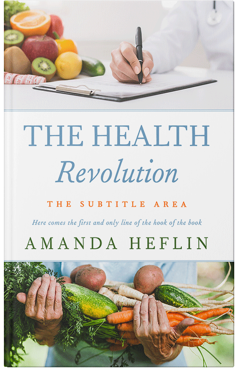 Front view of Premade Health & Dieting & Fitness Book Cover - Westar