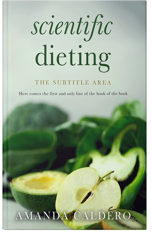 Front view of Premade Health & Dieting & Fitness Book Cover - Mallard