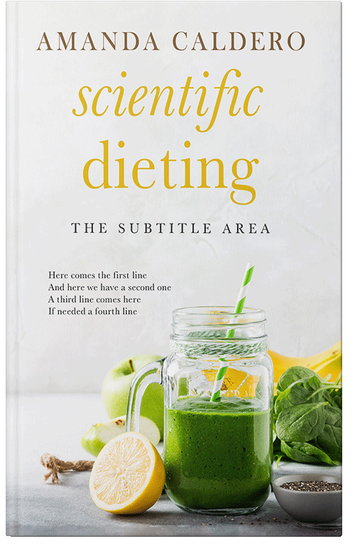 Front view of Premade Health & Dieting & Fitness Book Cover - Desert Storm