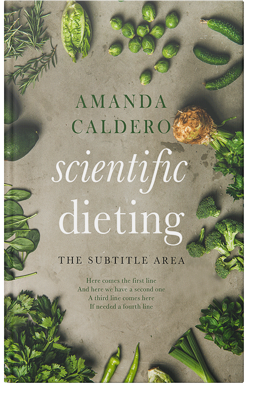 Front view of Premade Health & Dieting & Fitness Book Cover - Tallow