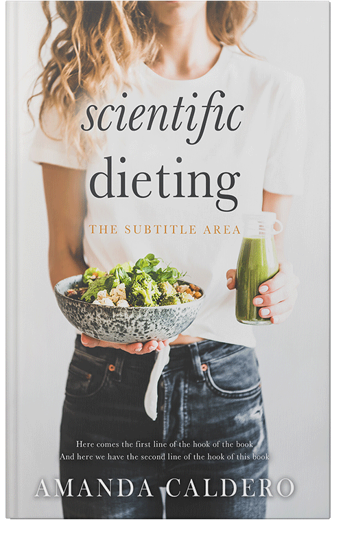 Front view of Premade Health & Dieting & Fitness Book Cover - Mine Shaft