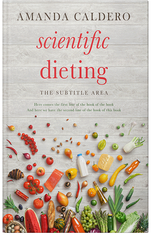 Front view of Premade Health & Dieting & Fitness Book Cover - Westar