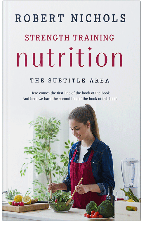 Front view of Premade Health & Dieting & Fitness Book Cover - Shark