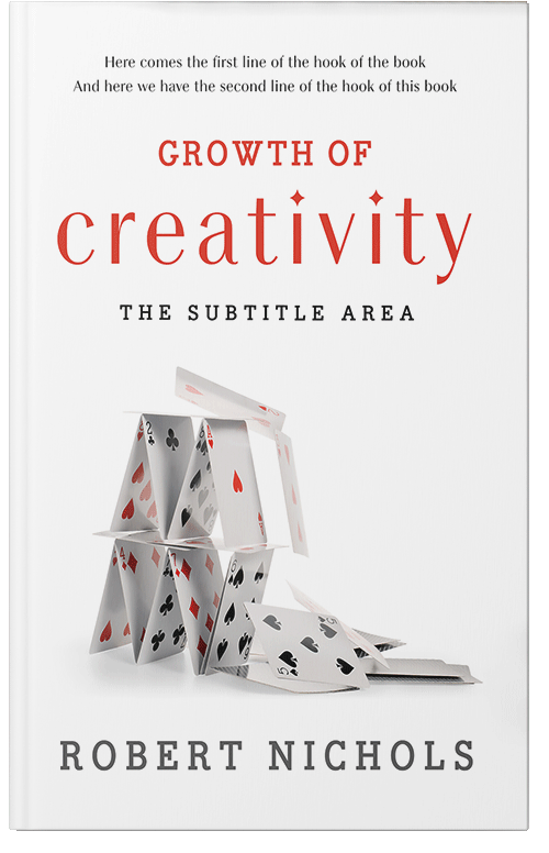 Front view of Premade Business Book Cover - Swiss Coffee