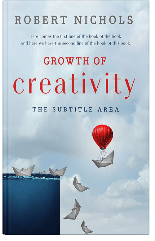 Front view of Premade Business Book Cover - Botticelli