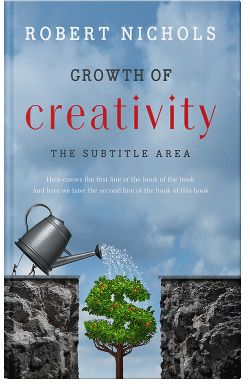 Front view of Premade Self-Improvement & Self-Help Book Cover - Polo Blue