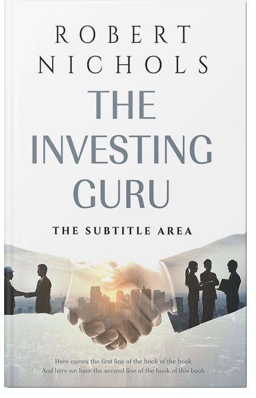 Front view of Premade Business Book Cover - Moon Mist