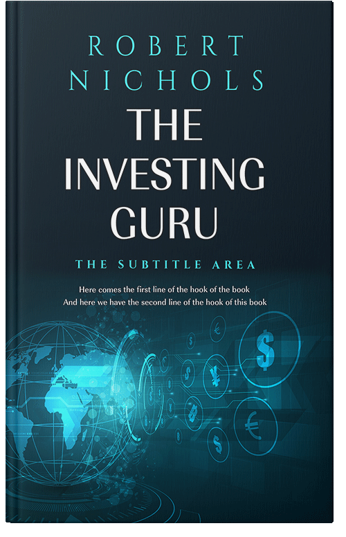 Front view of Premade Business Book Cover - Black Pearl