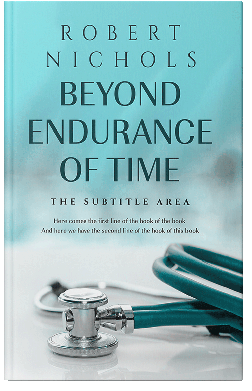 Front view of Premade Medical Book Cover - Half Baked