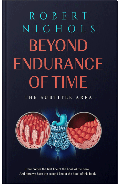 Front view of Premade Medical Book Cover - Chestnut Rose