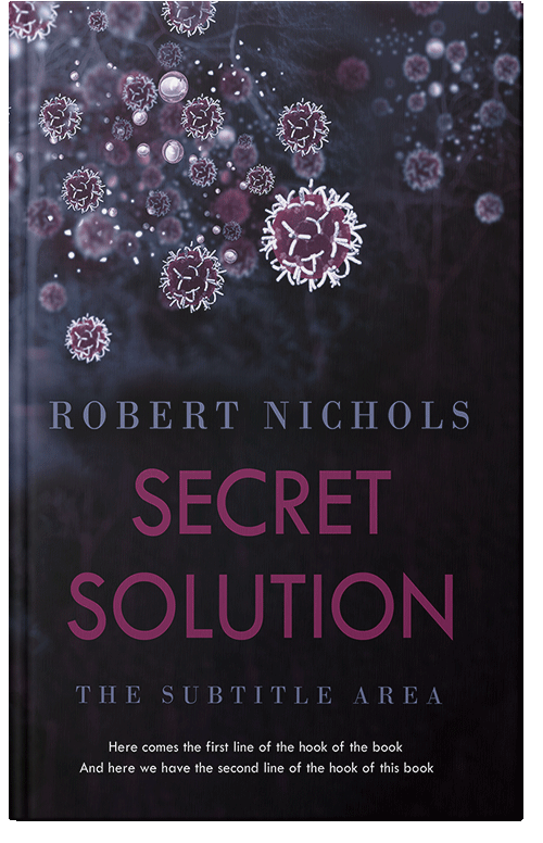 Front view of Premade Medical Book Cover - Cinder