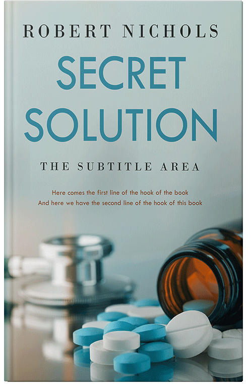 Front view of Premade Medical Book Cover - Submarine