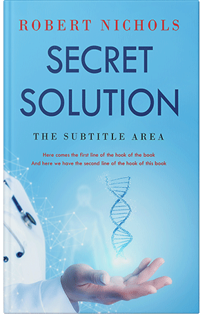 Premade Book Cover Sky Blue