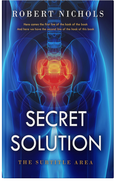 Front view of Premade Medical Book Cover - Downriver