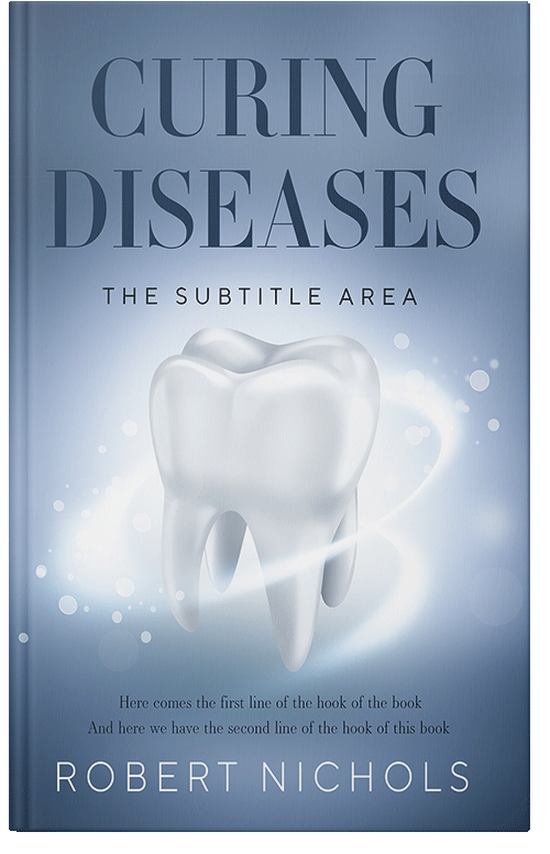 Front view of Premade Medical Book Cover - Bali Hai