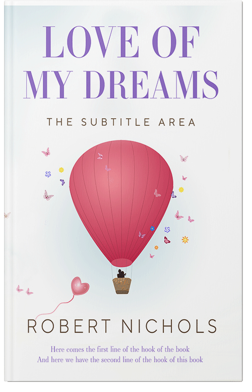 Front view of Premade Romance Book Cover - Mulberry