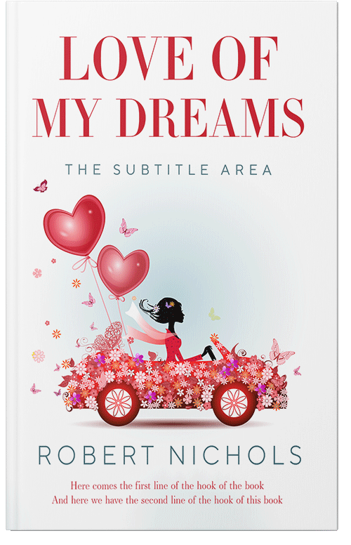 Front view of Premade Romance Book Cover - Bon Jour