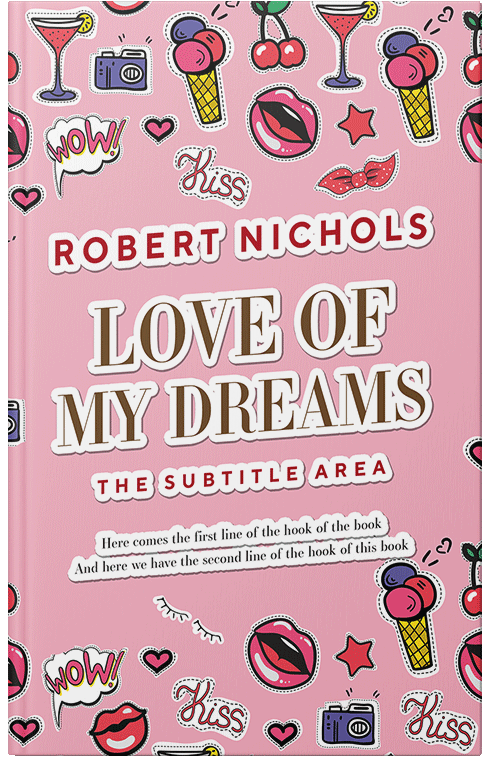 Front view of Premade Teen & Young Adult Book Cover - Beauty Bush