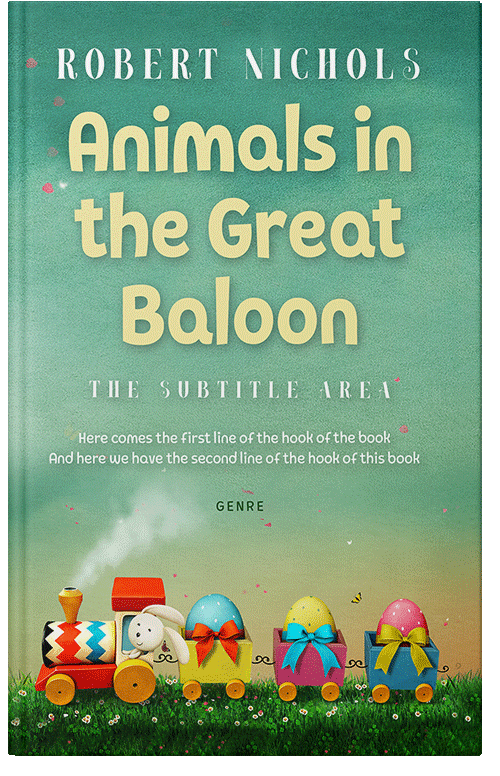 Front view of Premade Children's Book Cover - Acapulco