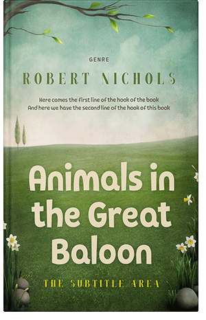 Premade Book Cover Coriander