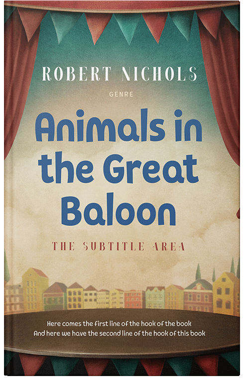 Front view of Premade Fantasy Book Cover - Akaroa