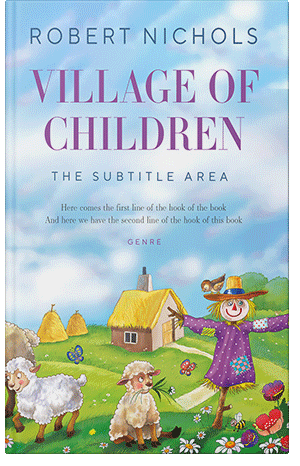 Premade Book Cover Spindle