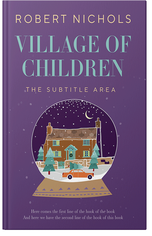 Front view of Premade Teen & Young Adult Book Cover - Eminence