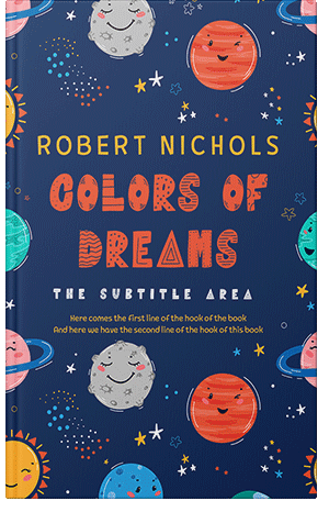 Premade Book Cover Blue Zodiac