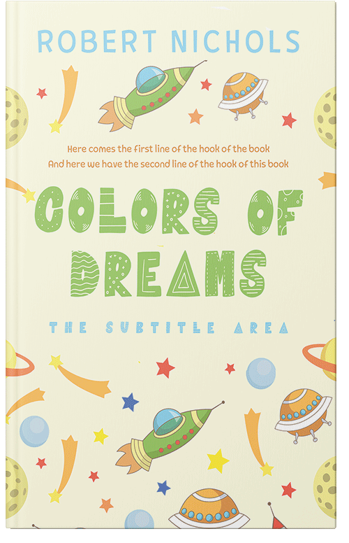 Front view of Premade Children's Book Cover - Rum Swizzle