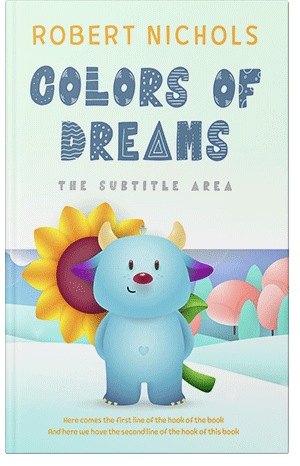 Premade Book Cover Apple Green