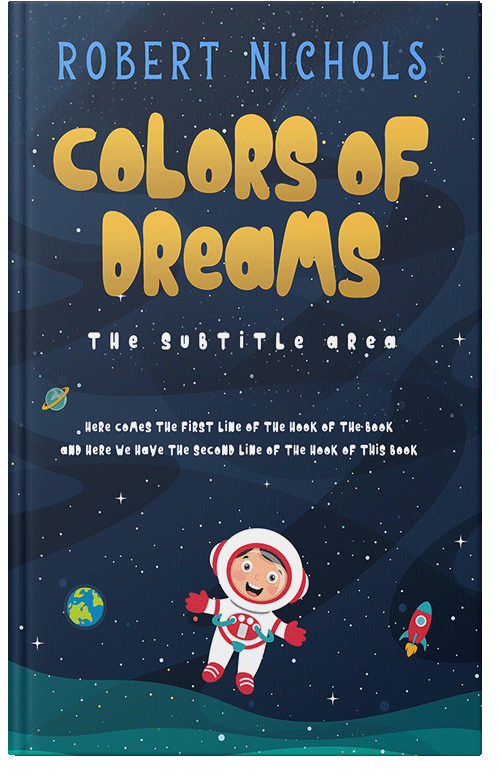 Front view of Premade Science Fiction Book Cover - Bunting