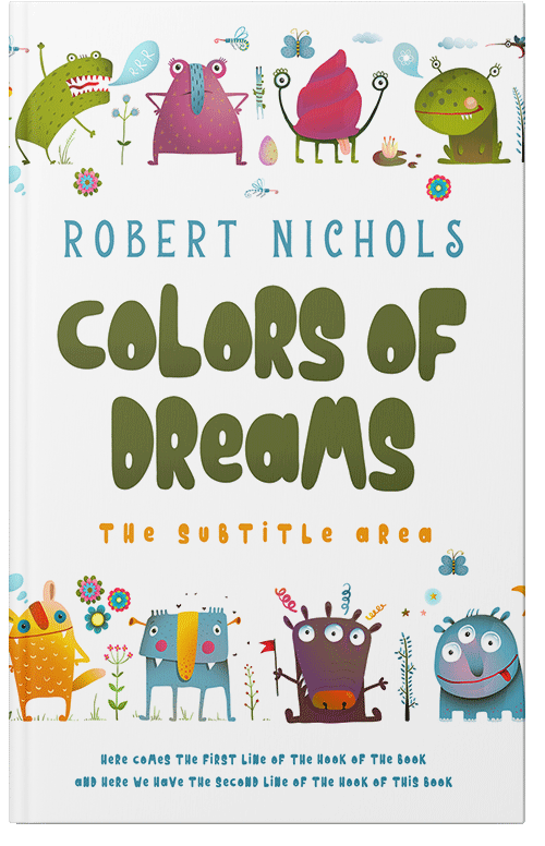 Front view of Premade Horror Book Cover - Pesto