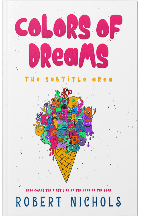 Front view of Premade Children's Book Cover - Paradiso