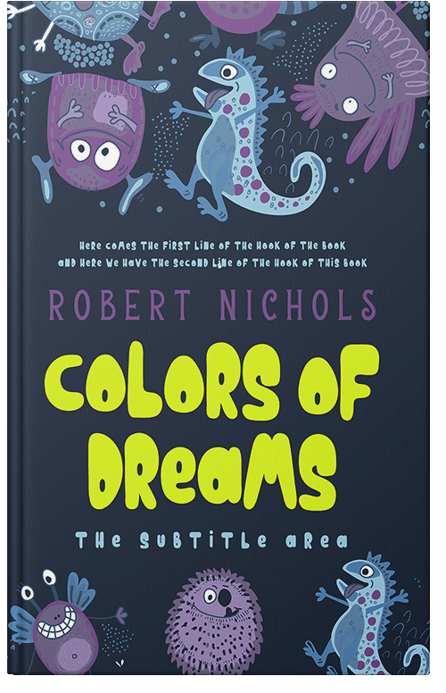 Front view of Premade Horror Book Cover - Cloud Burst