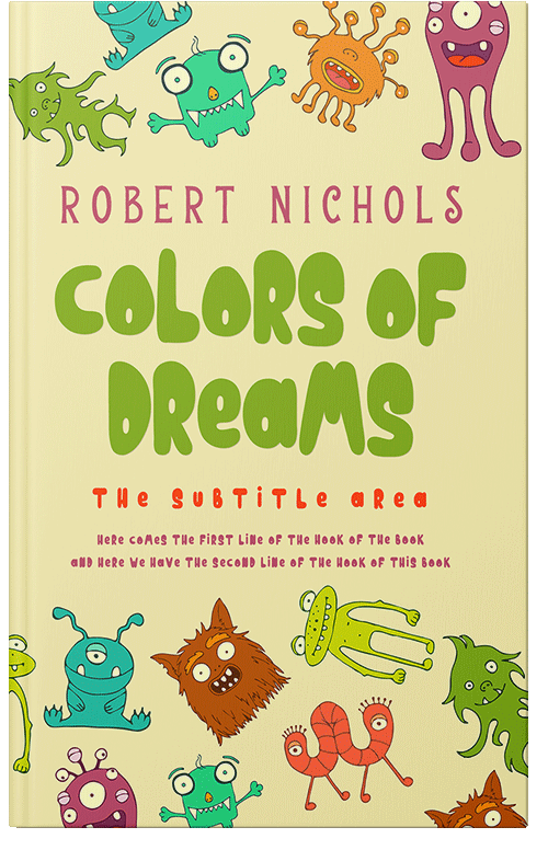 Front view of Premade Surreal Book Cover - Astra