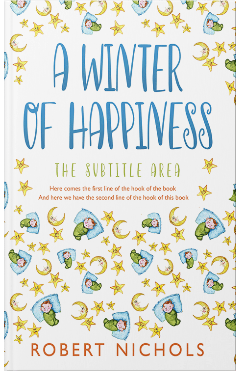 Front view of Premade Teen & Young Adult Book Cover - Boston Blue