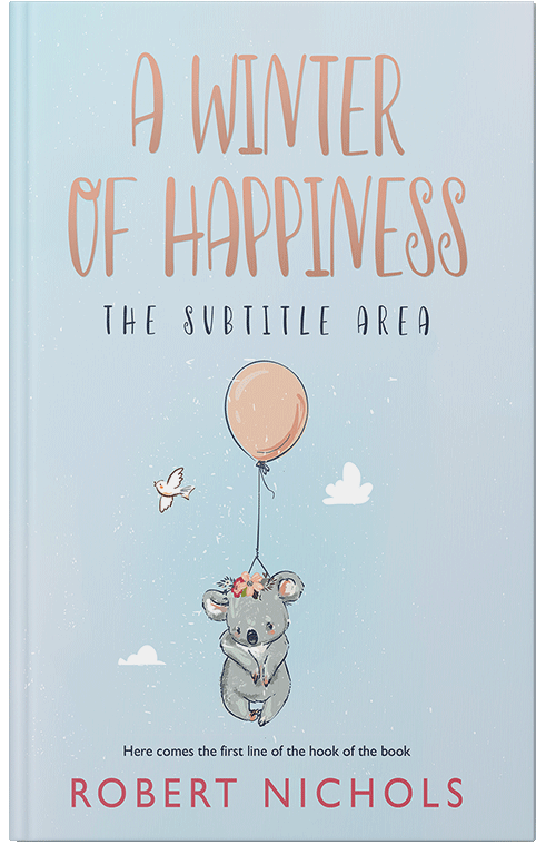 Front view of Premade Children's Book Cover - Geyser