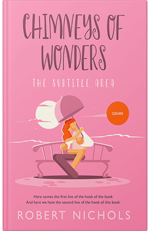 Premade Book Cover Persian Pink