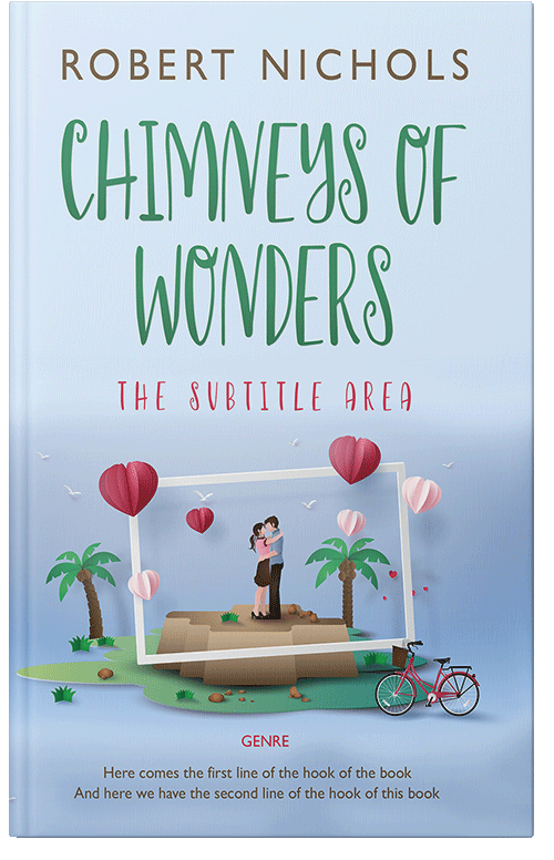 Front view of Premade Romance Book Cover - Link Water