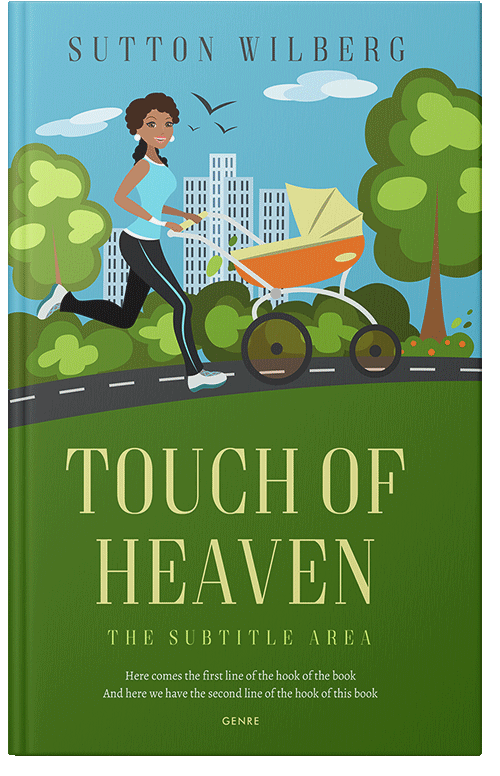 Front view of Premade Chick Lit Book Cover - Vida Loca